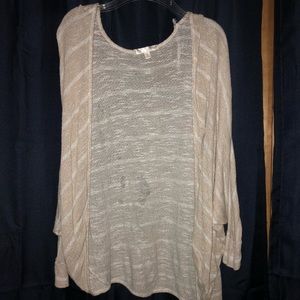 Beige cardigan